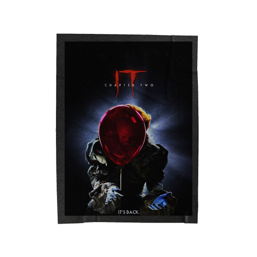 It Chapter Two Red Balloon Its Back Velveteen Blanket