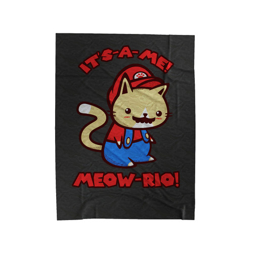 It's A Me Meow Rio Velveteen Blanket