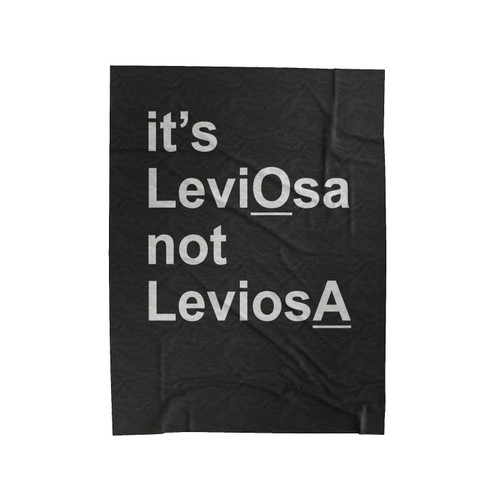 It's Leviosa Not Leviosa Velveteen Blanket