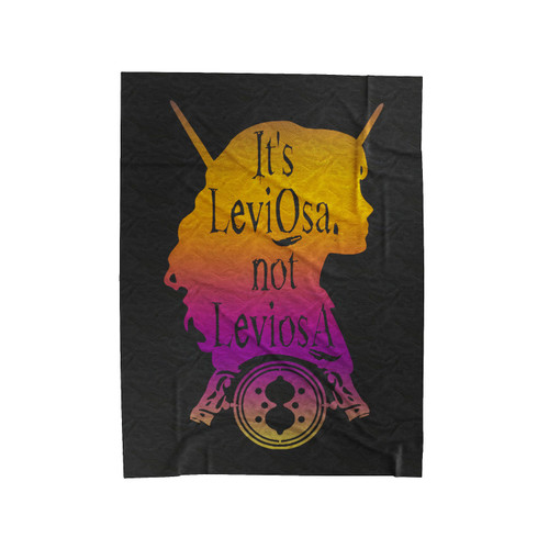 It's Leviosa Not Leviosa Hermione Velveteen Blanket
