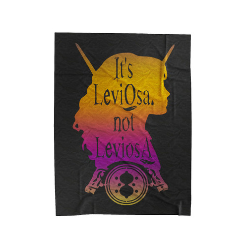 It's Leviosa Not Leviosa Hermione 1 Velveteen Blanket