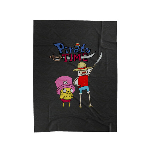 Its Pirate Time Velveteen Blanket