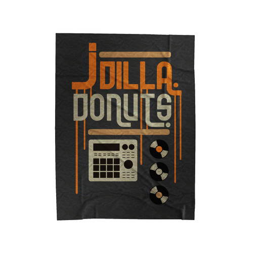 J Dilla Donuts Art Velveteen Blanket