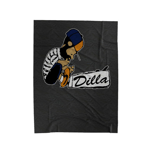 J Dilla Today In Hip Hop History Velveteen Blanket