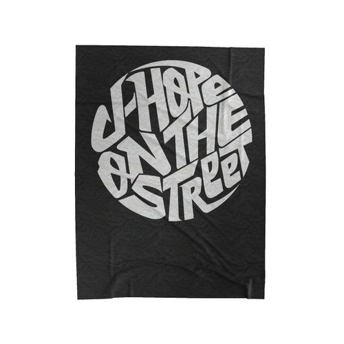 J Hope B T S Member Logo Series Velveteen Blanket