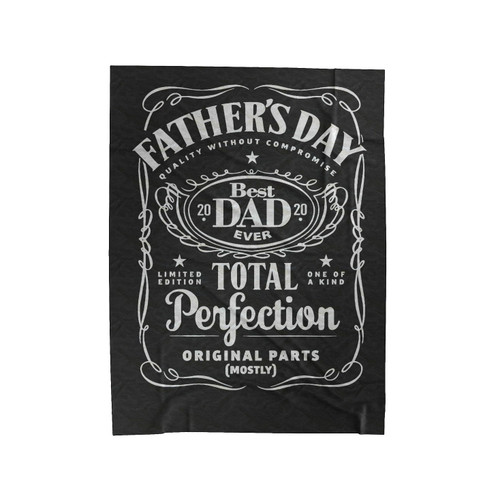 Jack Daniels Fathers Day Velveteen Blanket
