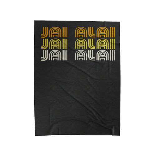Jai Alai Retro Color Velveteen Blanket