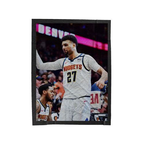 Jamal Murray Basketball Player Velveteen Blanket