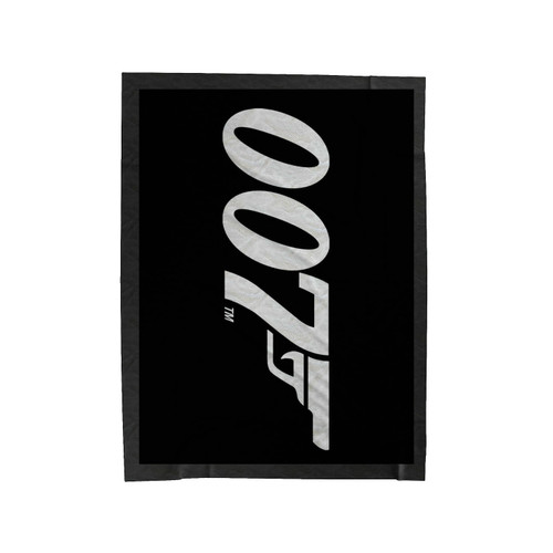 James Bond 007 Velveteen Blanket