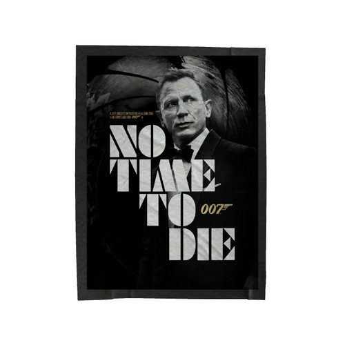 James Bond No Time To Die Movie Quotes Velveteen Blanket