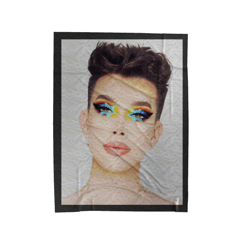 James Charles Photo Velveteen Blanket