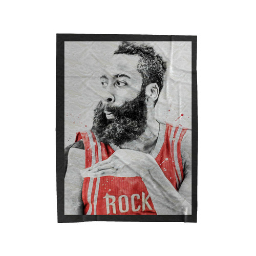 James Harden Houston Rockets Basketball Velveteen Blanket