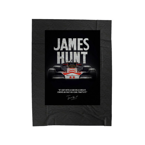 James Hunt Racing Velveteen Blanket
