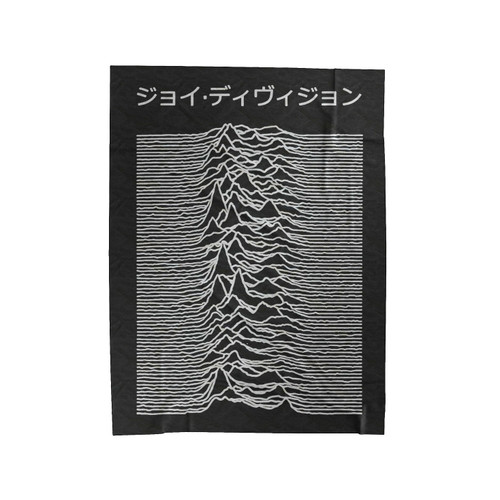 Japanese Joy Division Unknown Pleasures 1 Velveteen Blanket