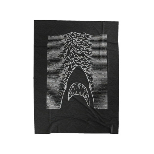 Jaws Division Parody Velveteen Blanket