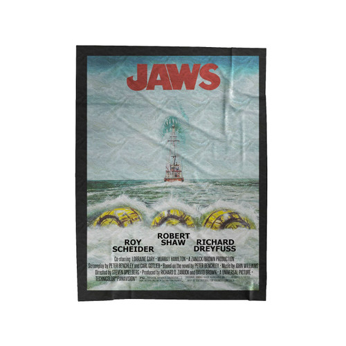Jaws Master Movie Velveteen Blanket