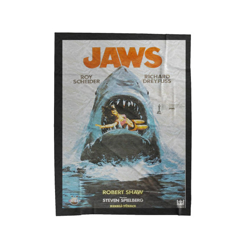 Jaws Movie 2 Velveteen Blanket
