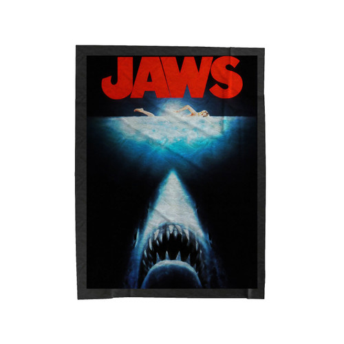 Jaws Movie Fanart Velveteen Blanket