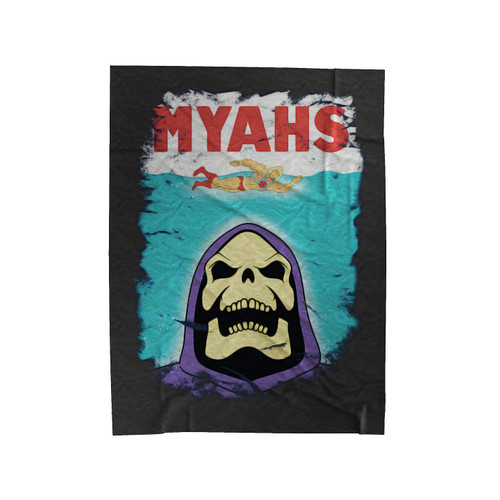 Jaws Myahs 1 Velveteen Blanket
