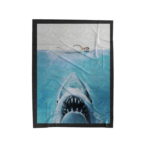 Jaws The Movie Velveteen Blanket