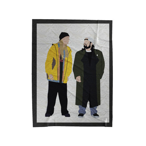Jay And Silent Bob Art Velveteen Blanket