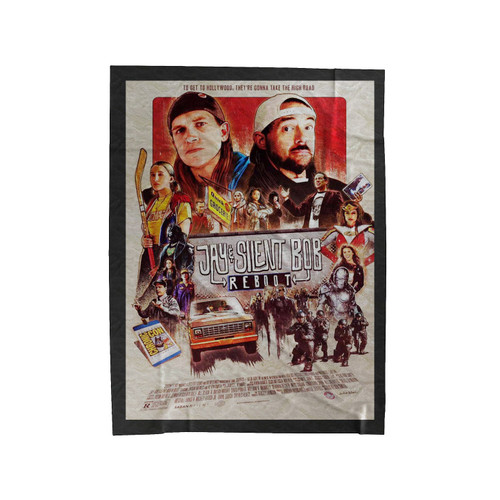 Jay And Silent Bob Reboot Punch Character Velveteen Blanket