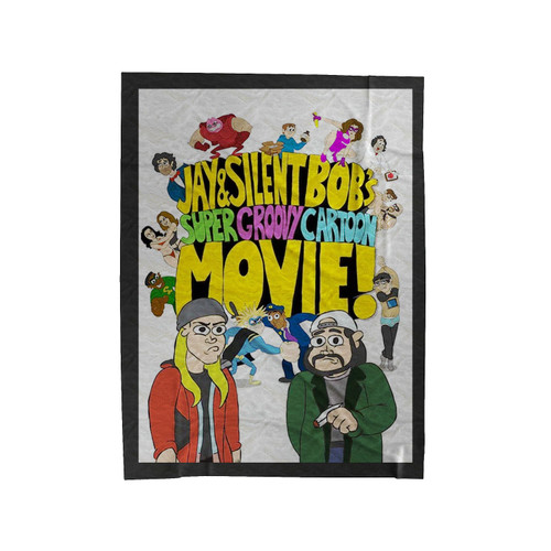 Jay And Silent Bobs Super Groovy Cartoon Movie Velveteen Blanket