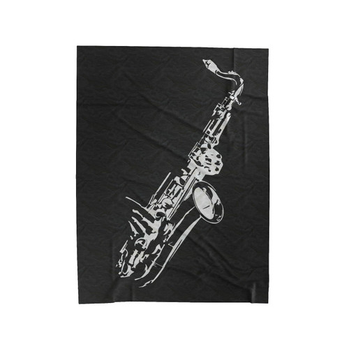 Jazz, Saxophone Lovers Velveteen Blanket