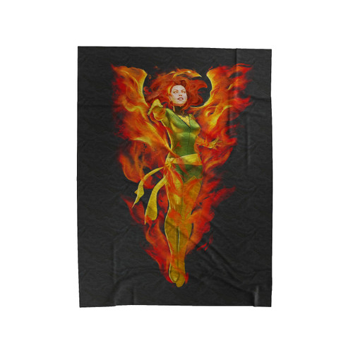 Jean Grey Dark Phoenix Comics Velveteen Blanket