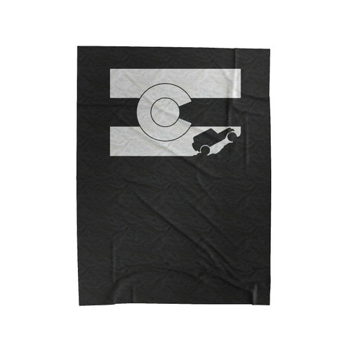 Jeep 2 Door Wrangler Colorado Flag Off Roading Gift For Dad Christmas Gift Velveteen Blanket