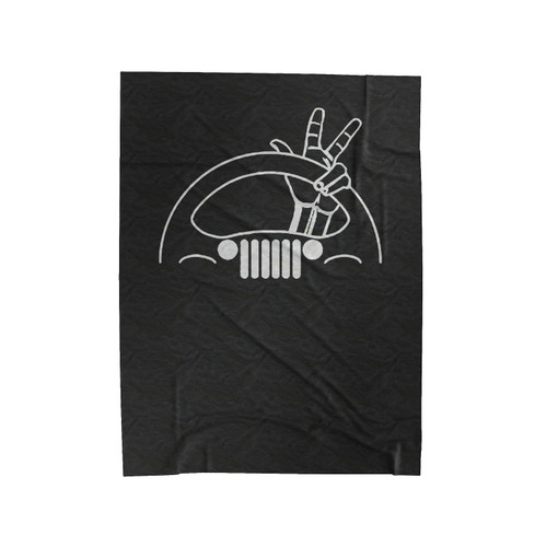 Jeep Wrangler Jeep Wave 2 Velveteen Blanket