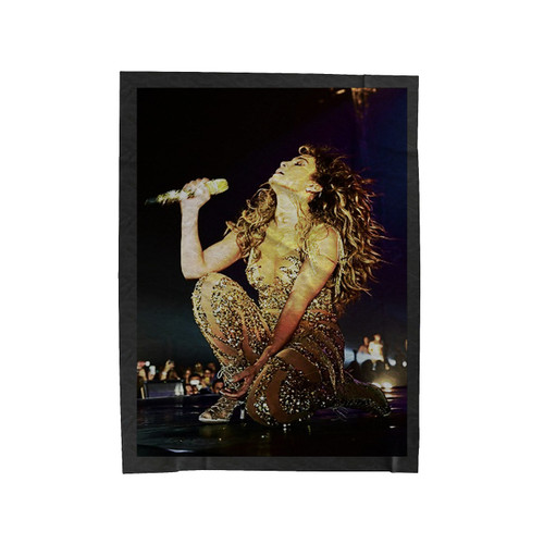 Jennifer Lopez Dance Again Tour 2019 Velveteen Blanket