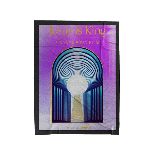 Jesus Is King Album Cover Velveteen Blanket