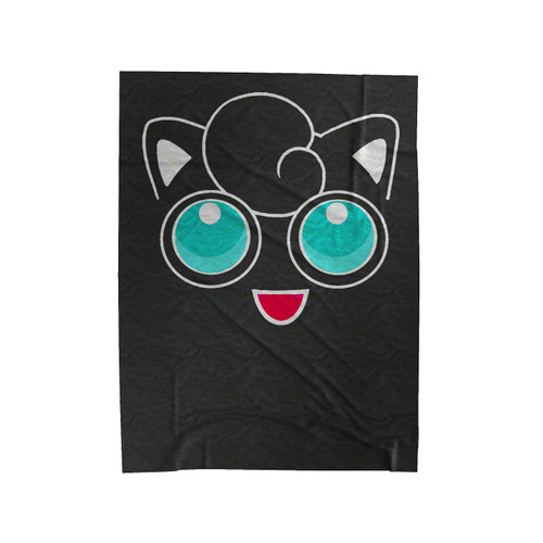 Jigglypuff Face Pokemon Go Velveteen Blanket