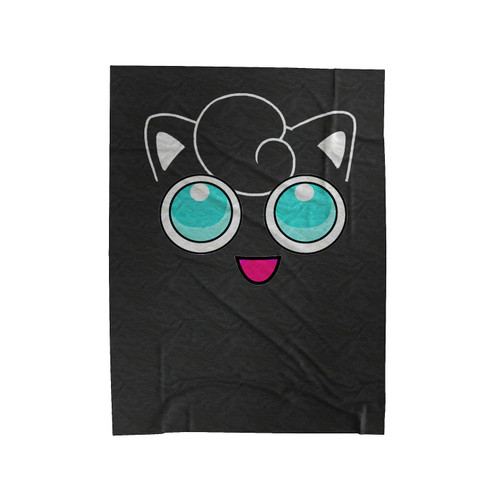 Jigglypuff Face Pokemon Go Cosplay Parody Velveteen Blanket