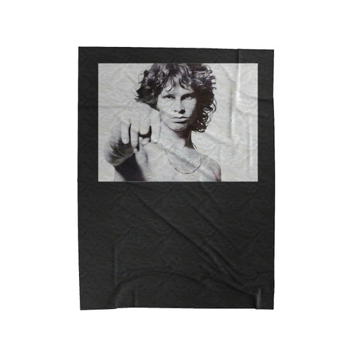 Jim Marrison Hand Code Velveteen Blanket