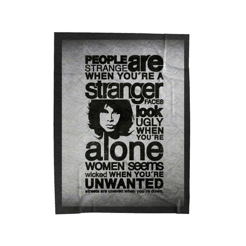 Jim Morrison Quote Lyrics Velveteen Blanket