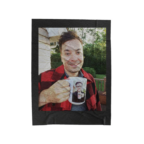 Jimmy Fallon Justin Timberlake Velveteen Blanket