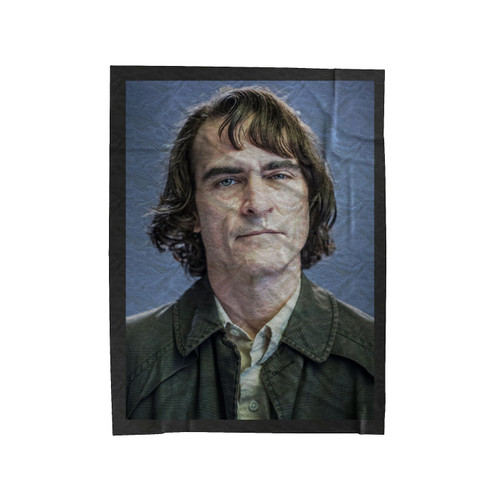 Joaquin Phoenix Joker 2 Velveteen Blanket