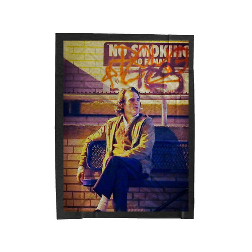 Joaquin Phoenix Joker Smoking Area Velveteen Blanket