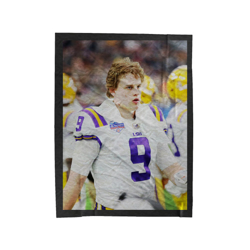 Joe Burrow Cincinnati Bengals 9 Velveteen Blanket