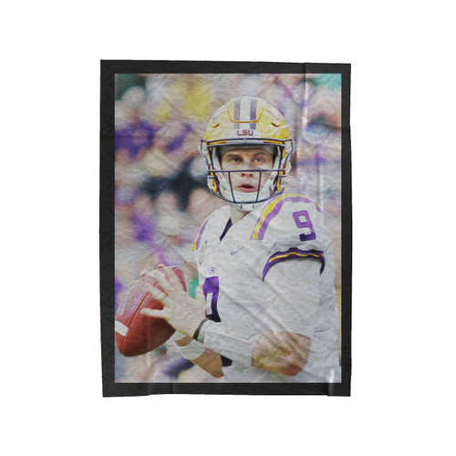 Joe Burrow Cincinnati Bengals Quarterback Velveteen Blanket