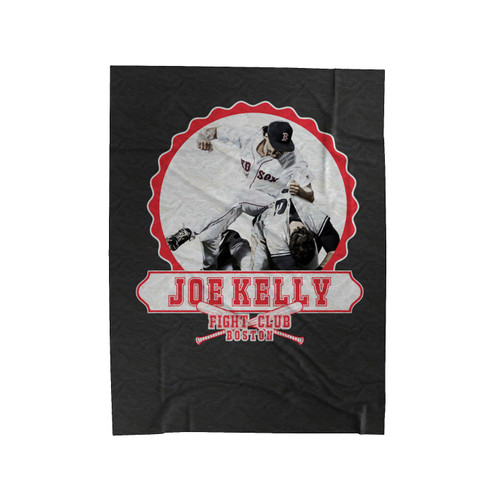 Joe Kelly Fight Club Boston Velveteen Blanket