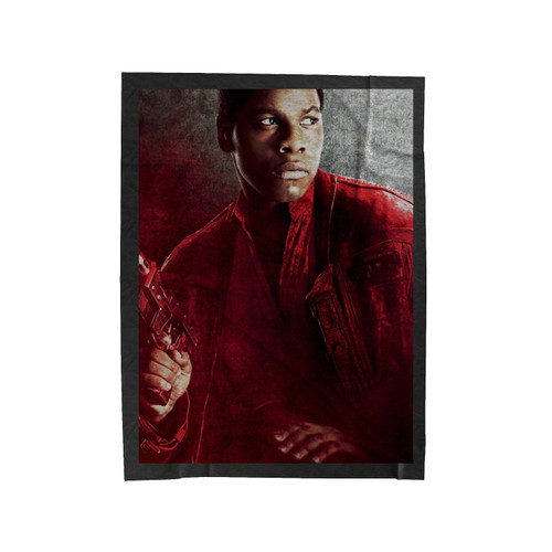 John Boyega Star Wars Last Jedi Velveteen Blanket