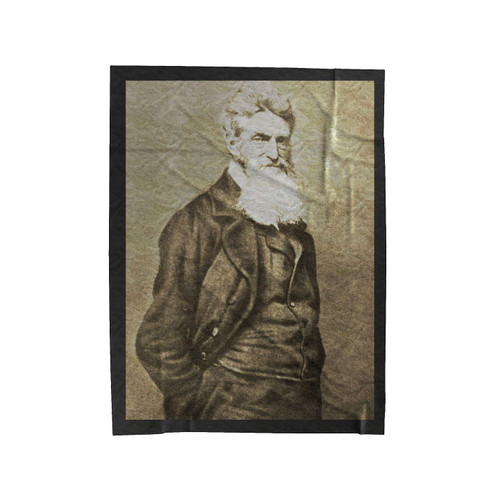 John Brown History Velveteen Blanket