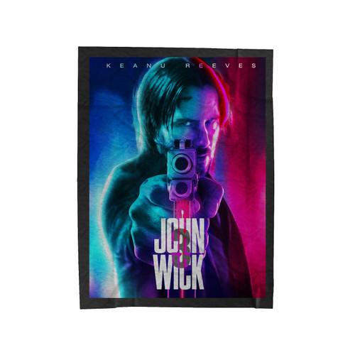 John Wick 3 Shot Velveteen Blanket