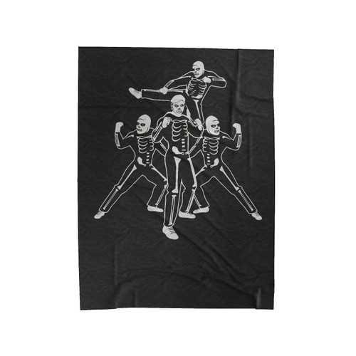 Johnny Lawrence Cobra Kai Halloween Skeleton Velveteen Blanket