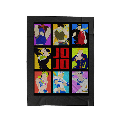Jojo's Bizarre Adventure Heroes Velveteen Blanket