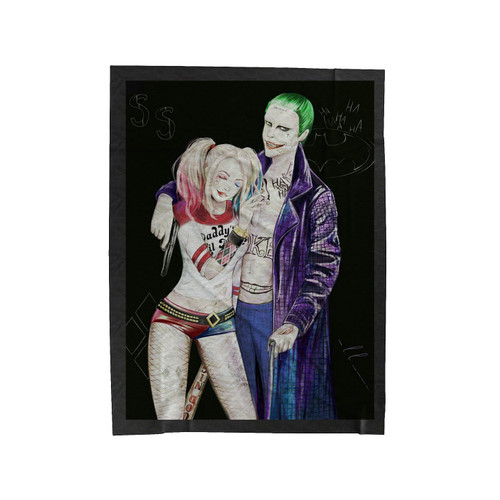Joker And Harley Velveteen Blanket