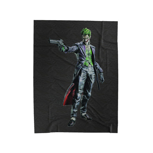Joker Arkham Velveteen Blanket